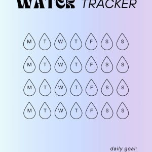 Water Intake Log