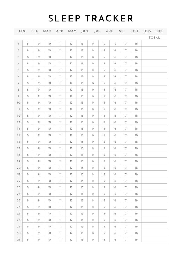 Sleep Tracker