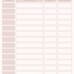 Assignment Tracker